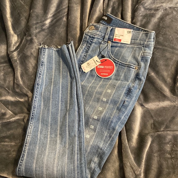 Express skinny jeans high rise